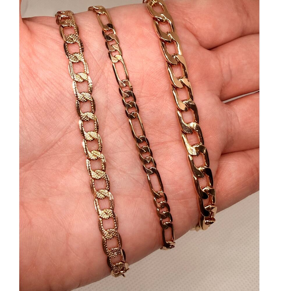 2 Anklet Sets Layered Gold & Silver Chain Butterfly Charm Adjustable NEW - Picture 3 of 6